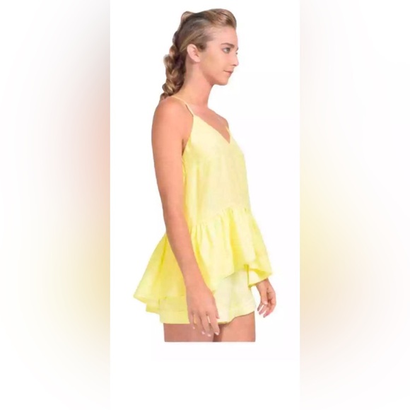 Cinq á Sept S Silk Janet Ruffle Hem Top - Picture 6 of 15